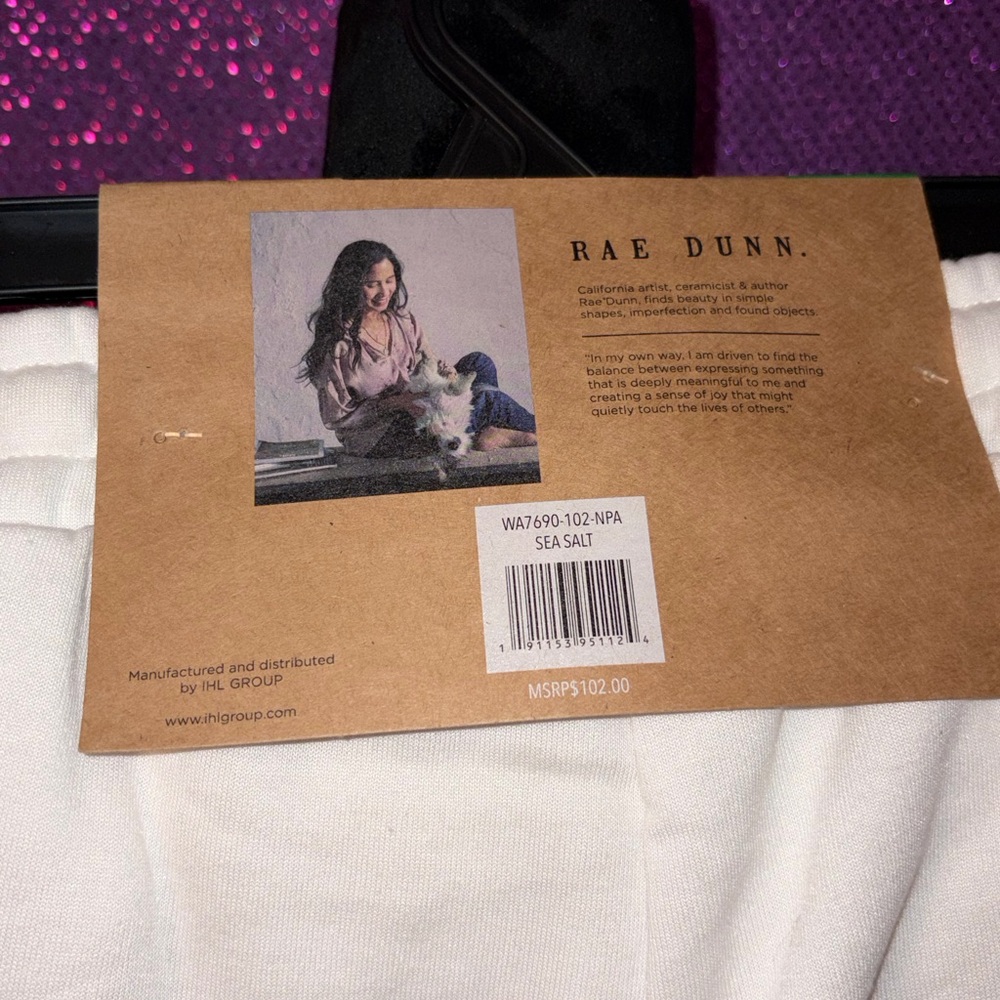 Rae Dunn “Comfy” Cream 2-Piece Lounge Set Joggers Hoodie Sweatsuit - Picture 11 of 11